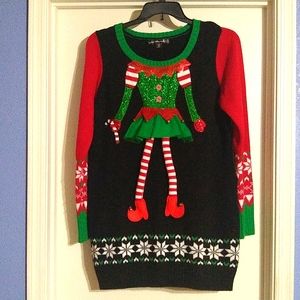 Woman's Christmas ugly Holiday Sweater XL